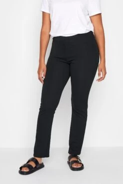 M&Co Black Pull-On Slim Leg Trousers