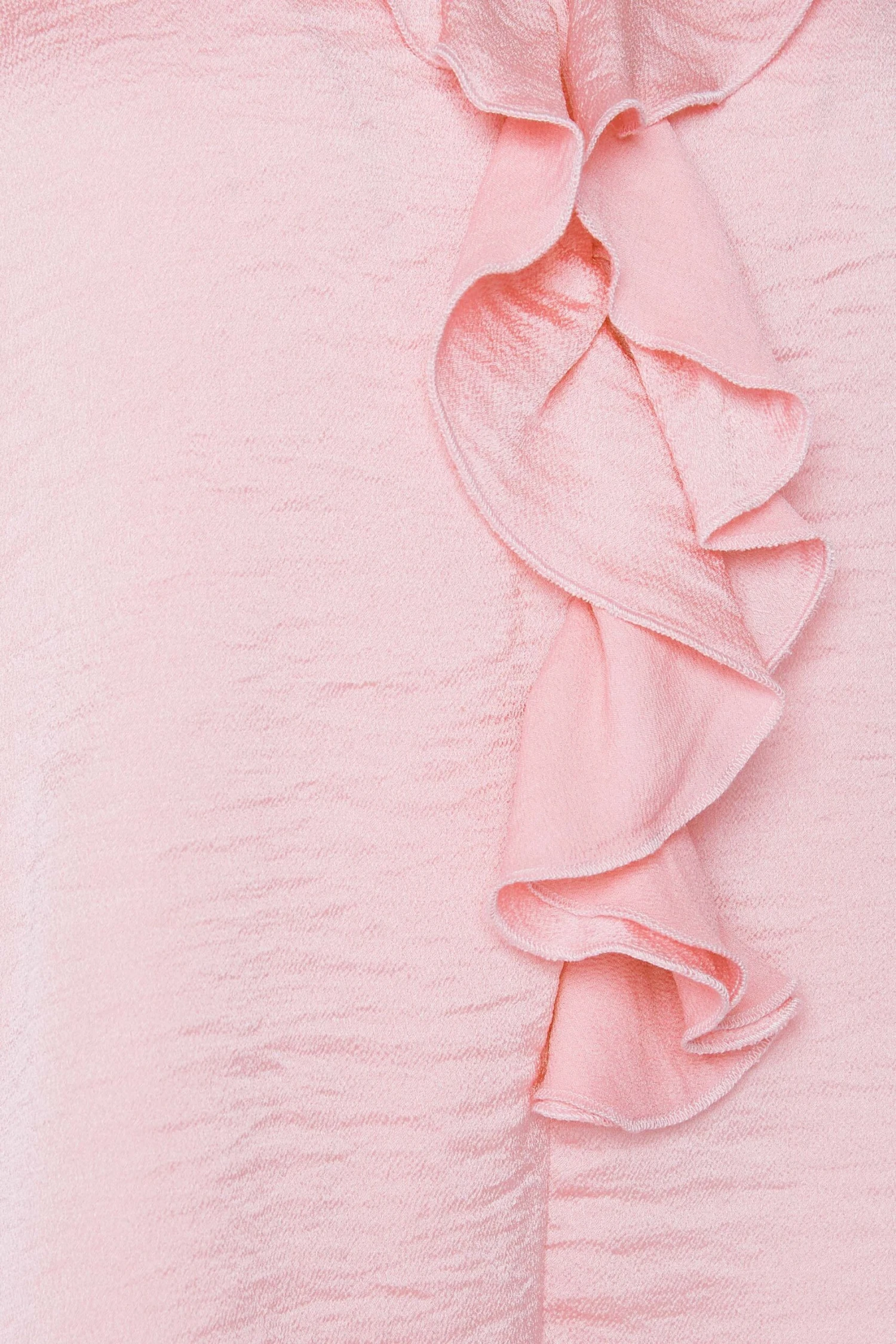 M&Co Pink Frill Satin Blouse 5 M&Co Pink Frill Satin Blouse - Image 5
