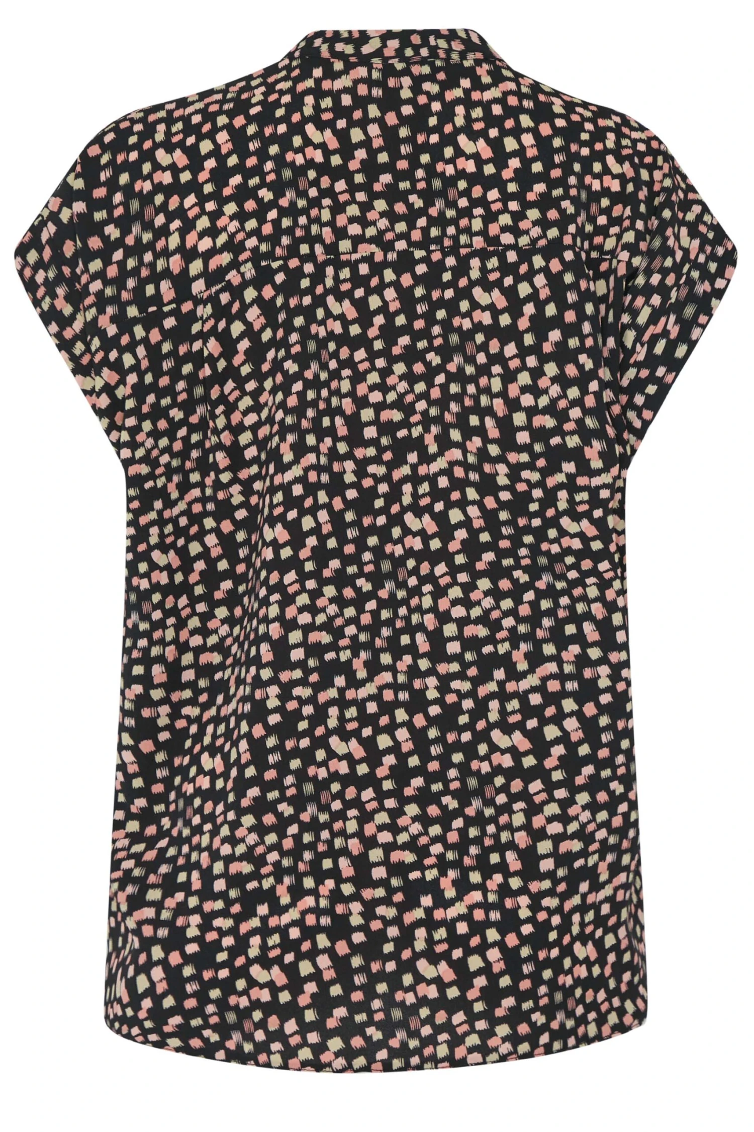 M&Co Black Spot Print V-Neck Blouse 7 M&Co Black Spot Print V-Neck Blouse - Image 7
