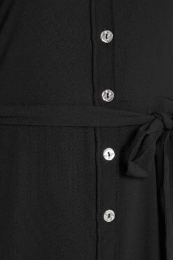 M&Co Black Textured Black Shirt Dress -M&Co Sales Store d1a452a1 77dd 4b 550429 Z scaled