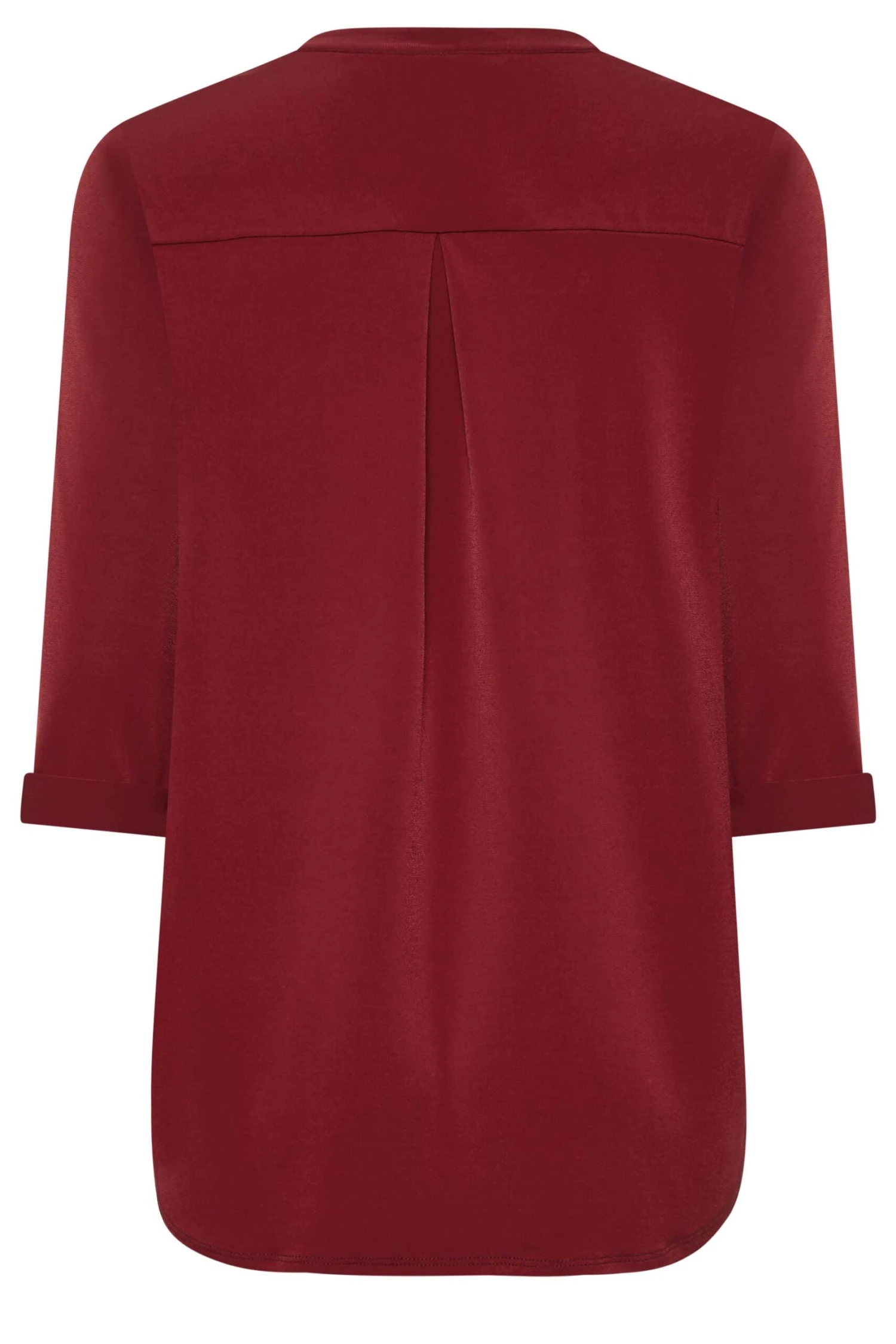 M&Co Red Placket Jersey Shirt 7 M&Co Red Placket Jersey Shirt - Image 7