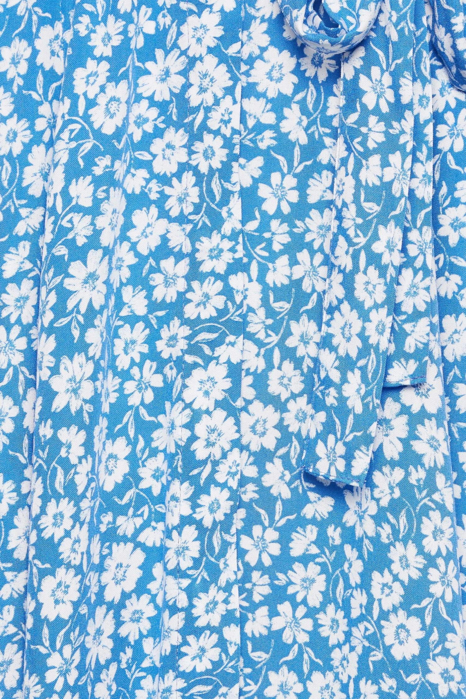 M&Co Blue Floral Print Maxi Shirt Dress 5 M&Co Blue Floral Print Maxi Shirt Dress - Image 5