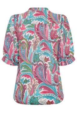 M&Co Pink Paisley Print Puff Sleeve Shirt 13 M&Co Pink Paisley Print Puff Sleeve Shirt -M&Co Sales Store d4b7b822 b5bd 44 550575 Y scaled