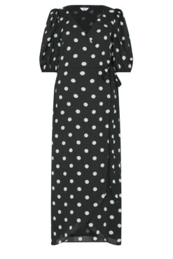 M&Co Black Polka Dot Wrap Dress 12 M&Co Black Polka Dot Wrap Dress -M&Co Sales Store d530f526 c5c5 4c 550411 X scaled