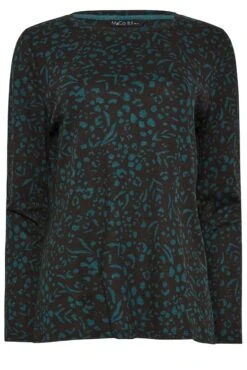 M&Co Green Teal Animal Print Long Sleeve Cotton Top 12 M&Co Green Teal Animal Print Long Sleeve Cotton Top -M&Co Sales Store d59a2eec ace0 4e 500167 X scaled
