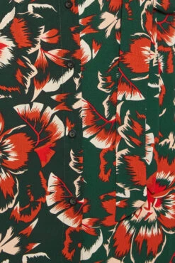 M&Co Green Floral Print Tie Tunic Shirt Dress -M&Co Sales Store d6dfb11f 377c 47 550608 Z scaled