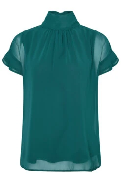 M&Co Green High Neck Frill Sleeve Blouse 12 M&Co Green High Neck Frill Sleeve Blouse -M&Co Sales Store d8a906b6 974e 4a 550341 X scaled
