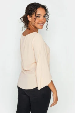 M&Co Light Pink Long Angel Sleeve Blouse -M&Co Sales Store d98b7435 4402 42 550196 C scaled