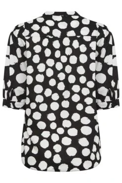 M&Co Black Polka Dot Puff Sleeve Shirt 13 M&Co Black Polka Dot Puff Sleeve Shirt -M&Co Sales Store dc1aa689 686c 4c 550577 Y scaled