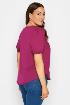 M&Co Purple Frill Front Blouse 9 M&Co Purple Frill Front Blouse -M&Co Sales Store dd1564c6 9b64 44 550541 C scaled