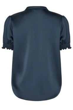 M&Co Navy Blue Frill Front Satin Blouse 13 M&Co Navy Blue Frill Front Satin Blouse -M&Co Sales Store dda7f2e4 49b1 4c 550179 Y scaled