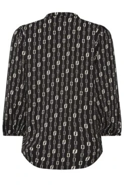 M&Co Black Chain Print V-Neck Blouse 13 M&Co Black Chain Print V-Neck Blouse -M&Co Sales Store ddd5b77b 6972 4d 550560 Y scaled