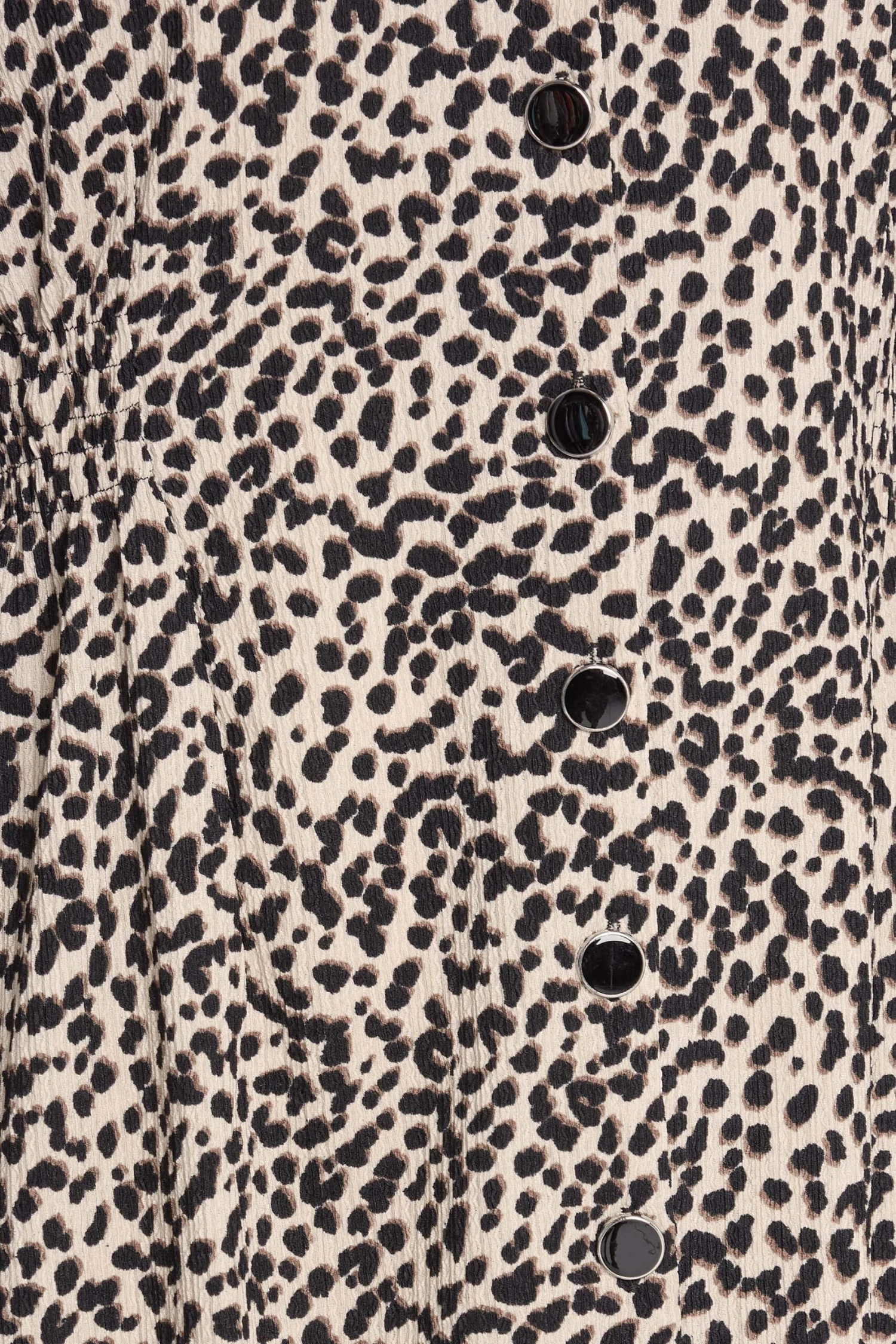 M&Co Beige Brown Leopard Print Button Through Midaxi Dress 5 M&Co Beige Brown Leopard Print Button Through Midaxi Dress - Image 5