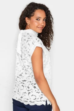 M&Co White Lace Tie Back Blouse -M&Co Sales Store de7e7e90 b89b 49 550193 C scaled