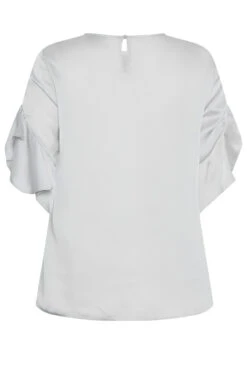 M&Co Grey Frill Sleeve Blouse -M&Co Sales Store dfbb2da6 8c9c 43 550160 RY scaled