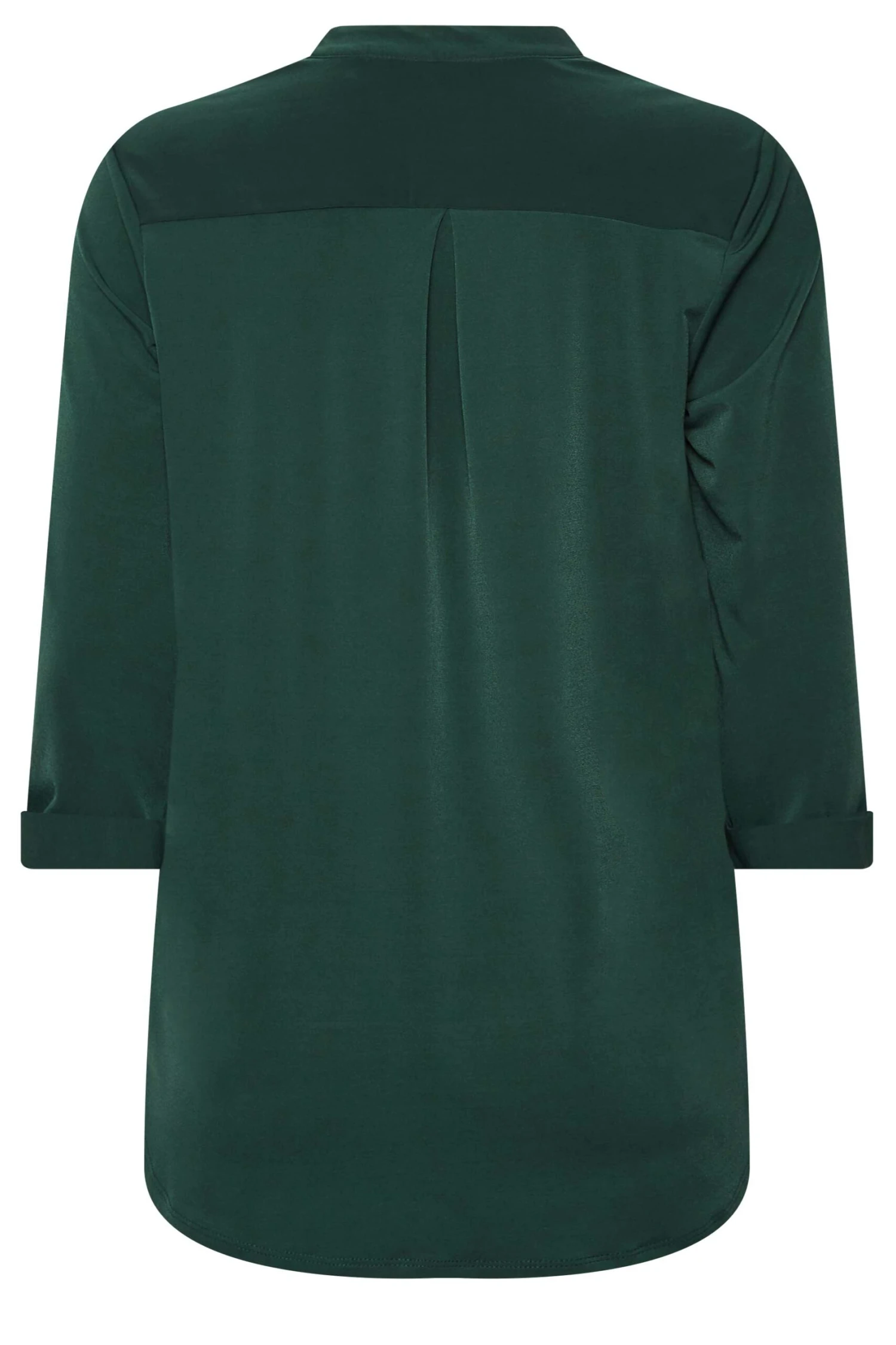 M&Co Green Half Placket Jersey Shirt 7 M&Co Green Half Placket Jersey Shirt - Image 7