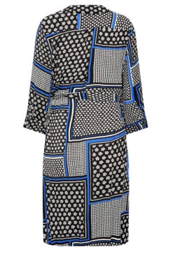 M&Co Black Patchwork Print Belted Tunic Shirt Dress -M&Co Sales Store e24e686b f566 46 550061 Y scaled