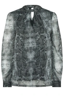 M&Co Charcoal Grey Snake Print Keyhole Blouse 12 M&Co Charcoal Grey Snake Print Keyhole Blouse -M&Co Sales Store e25907ba 950e 48 550274 X scaled