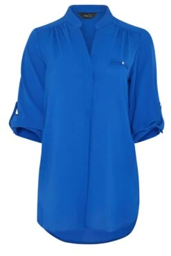 M&Co Cobalt Blue Tab Sleeve Blouse 12 M&Co Cobalt Blue Tab Sleeve Blouse -M&Co Sales Store e2aba65f f2c0 4a 550098 X scaled