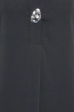 M&Co Black Statement Button Tab Sleeve Shirt 11 M&Co Black Statement Button Tab Sleeve Shirt -M&Co Sales Store e2c5ad98 876e 47 550631 Z scaled