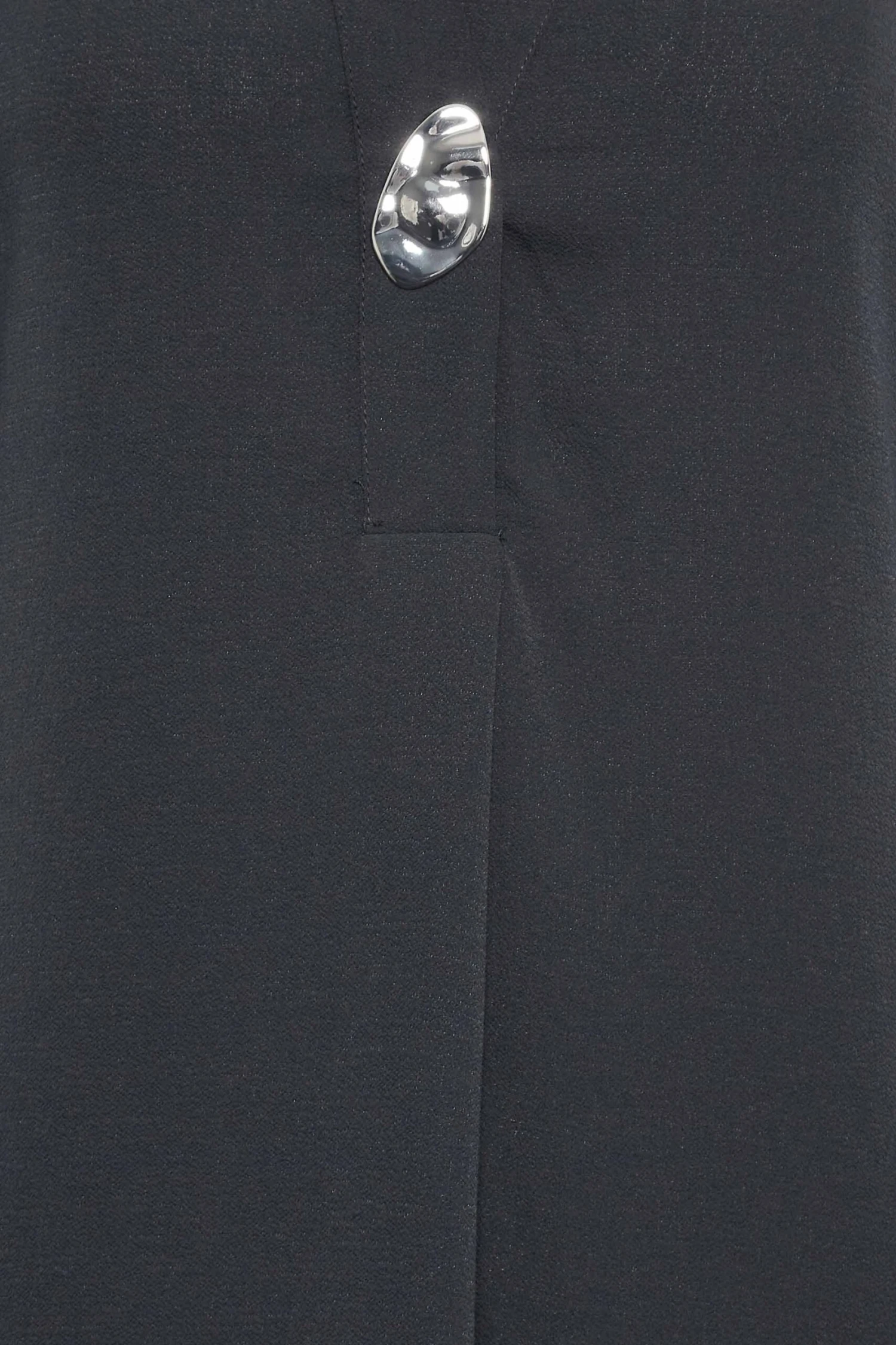 M&Co Black Statement Button Tab Sleeve Shirt 5 M&Co Black Statement Button Tab Sleeve Shirt - Image 5