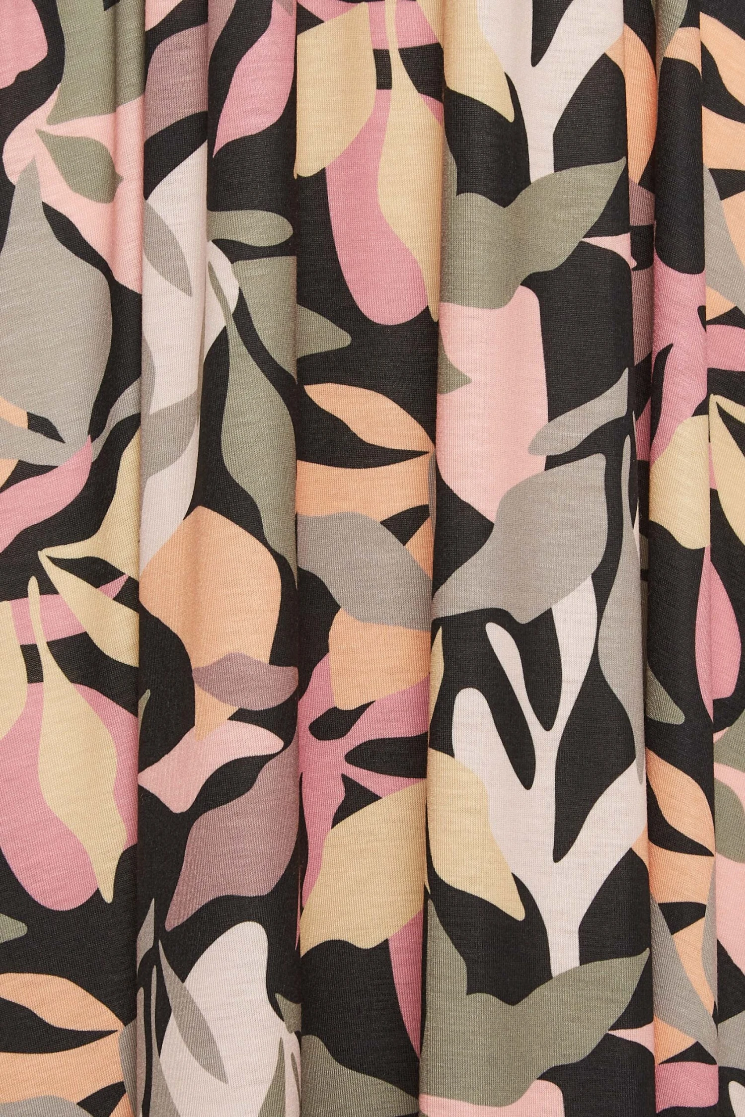 M&Co Black Tropical Print Maxi Dress 5 M&Co Black Tropical Print Maxi Dress - Image 5