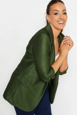 M&Co Khaki Green Textured Blazer 10 M&Co Khaki Green Textured Blazer -M&Co Sales Store e4619376 1f75 44 550611 D scaled