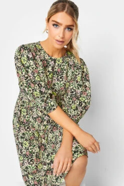 M&Co Green Floral Print Midi Dress -M&Co Sales Store e524d153 4ed1 43 500522 E scaled
