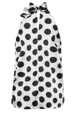 M&Co Grey Spot Print Halterneck Blouse -M&Co Sales Store e68598e4 76a7 45 550601 Y scaled