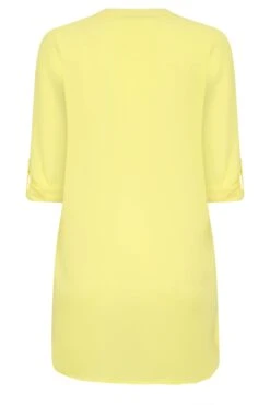 M&Co Yellow Statement Button Tab Sleeve Shirt -M&Co Sales Store e68af6c8 1bd5 40 550302 Y scaled