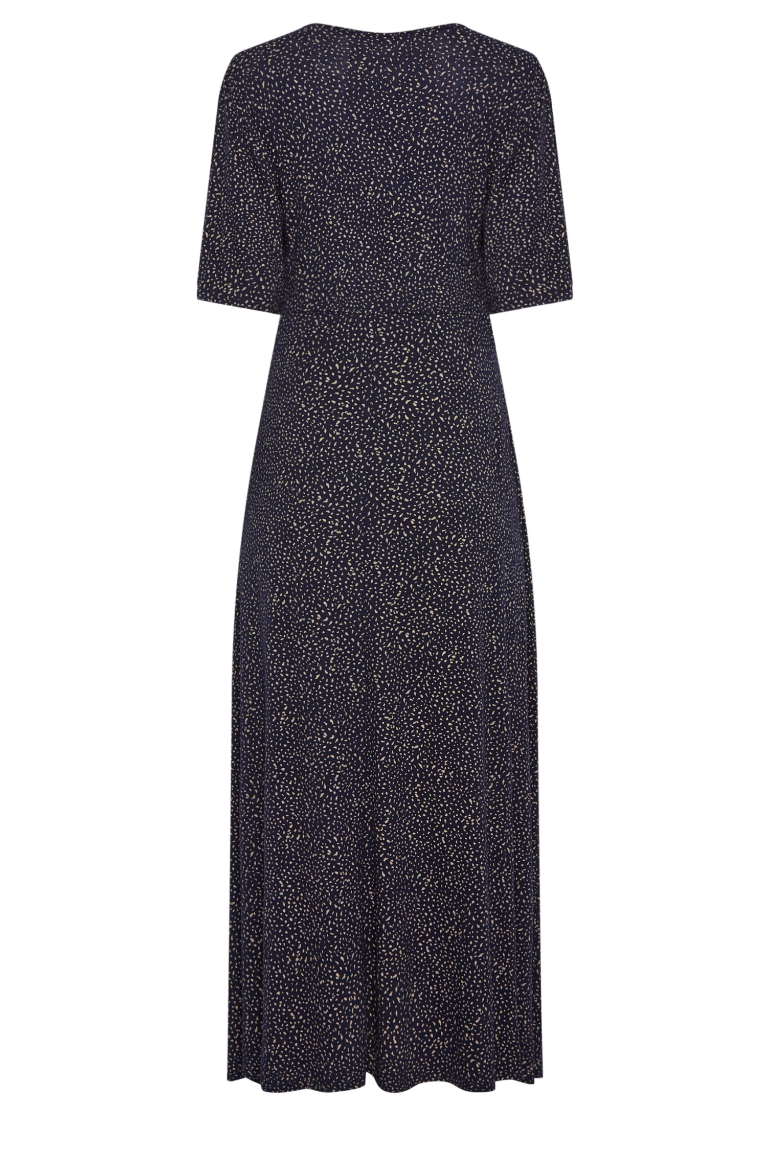 M&Co Navy Blue Polka Dot Maxi Dress 7 M&Co Navy Blue Polka Dot Maxi Dress - Image 7