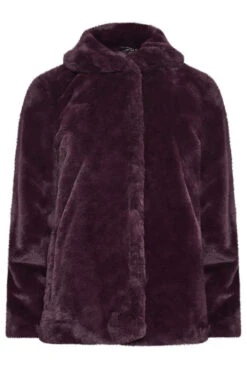 M&Co Berry Red Faux Fur Coat 12 M&Co Berry Red Faux Fur Coat -M&Co Sales Store e731d6d5 d368 42 500018 X scaled