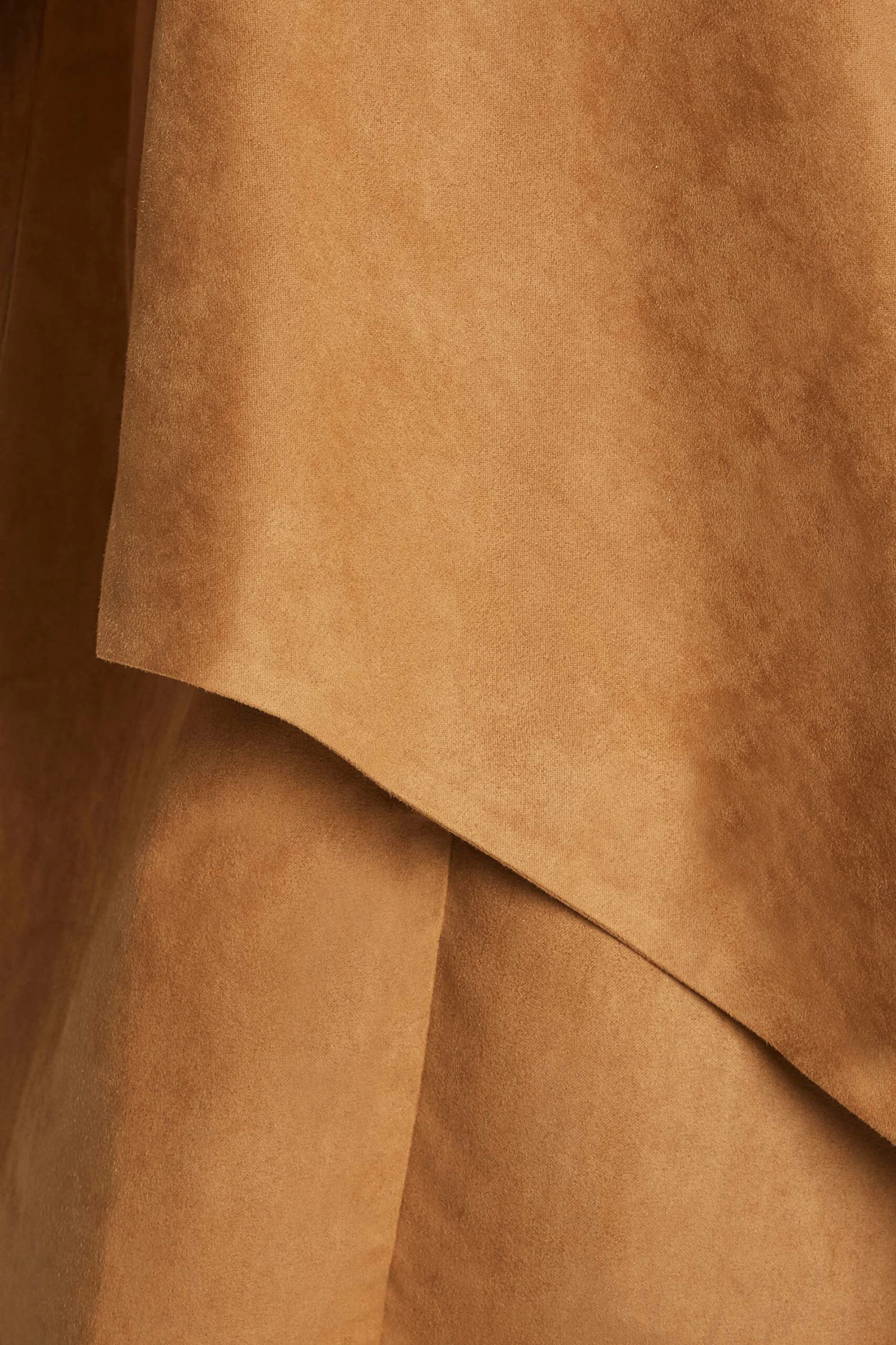 M&Co Tawny Brown Suedette Waterfall Jacket 5 M&Co Tawny Brown Suedette Waterfall Jacket - Image 5