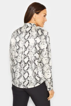 M&Co Ivory White Snake Print Wrap Front Blouse 9 M&Co Ivory White Snake Print Wrap Front Blouse -M&Co Sales Store e8a4b533 48f3 4a 550083 C scaled