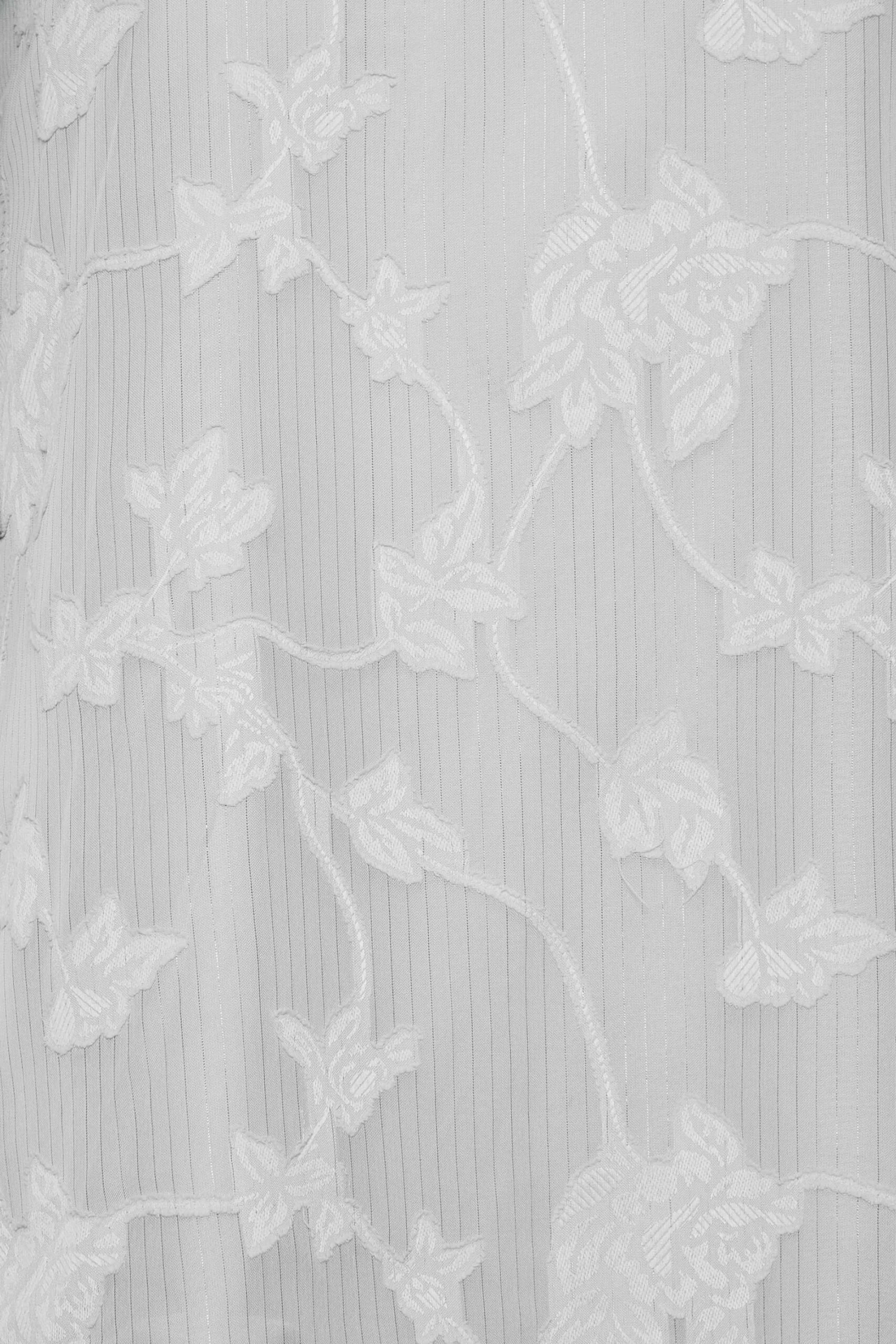 M&Co Grey Floral Shimmer Angel Sleeve Blouse 4 M&Co Grey Floral Shimmer Angel Sleeve Blouse - Image 4