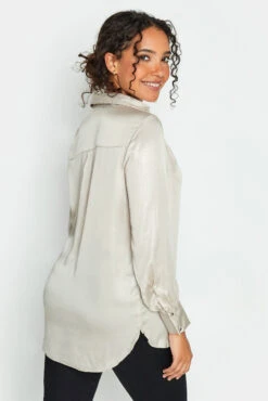 M&Co Cream Satin V-Neck Blouse -M&Co Sales Store e924b440 d969 48 550287 C scaled