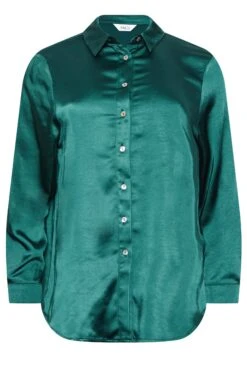 M&Co Emerald Green Satin Shirt 12 M&Co Emerald Green Satin Shirt -M&Co Sales Store ec0fd941 d5f7 48 550186 X scaled
