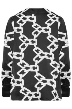 M&Co Black Chain Print Cowl Neck Satin Blouse 13 M&Co Black Chain Print Cowl Neck Satin Blouse -M&Co Sales Store ec5e7679 923c 40 550592 Y scaled