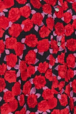 M&Co Red Rose Print Half Placket Shirt -M&Co Sales Store ecba4423 e91c 4c 550227 Z scaled