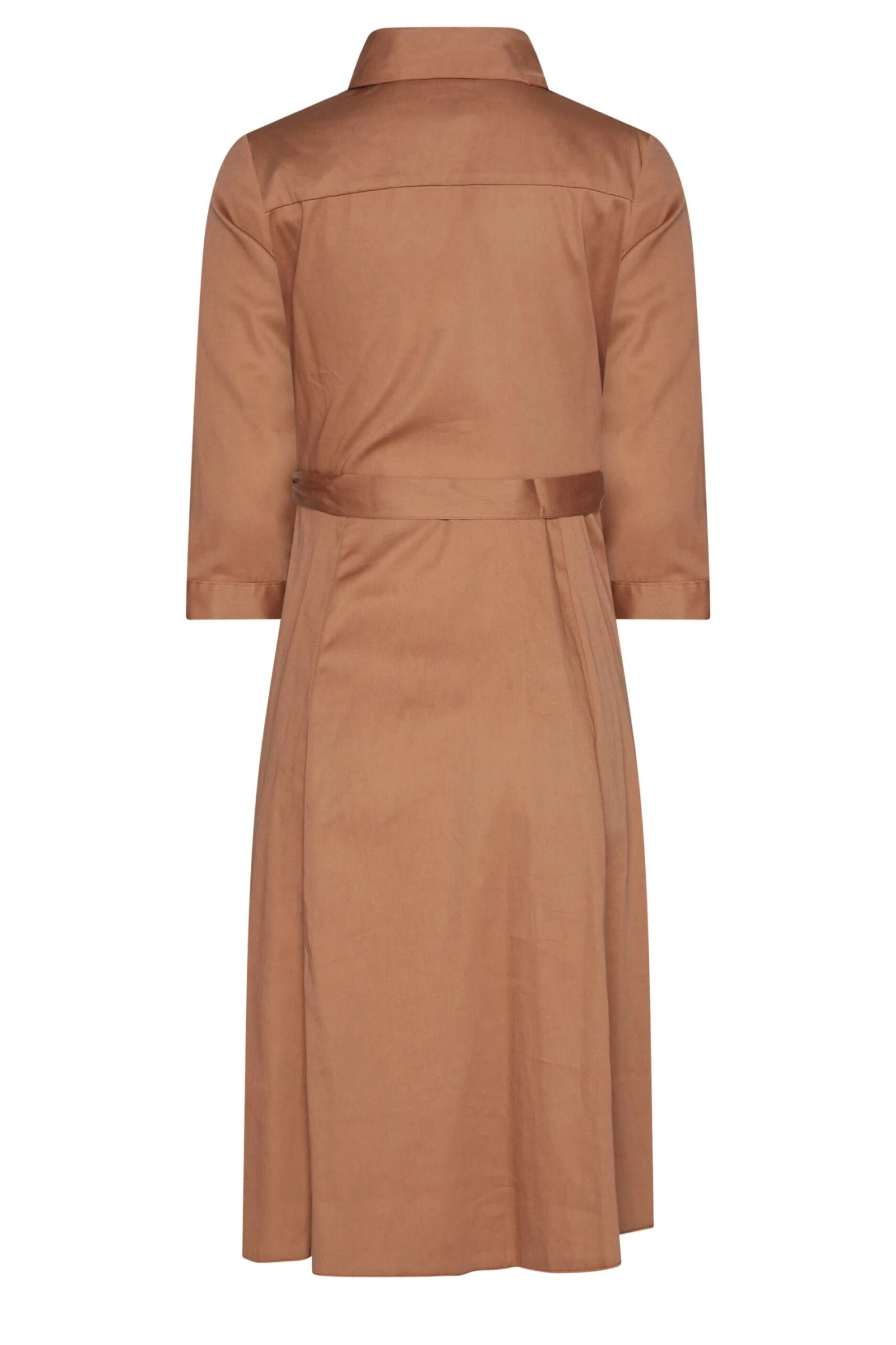 M&Co Brown Tie Waist Shirt Dress 5 M&Co Brown Tie Waist Shirt Dress - Image 5