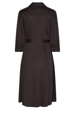 M&Co Chocolate Brown Tie Waist Shirt Dress -M&Co Sales Store ed9d3731 ef28 44 550388 Y scaled