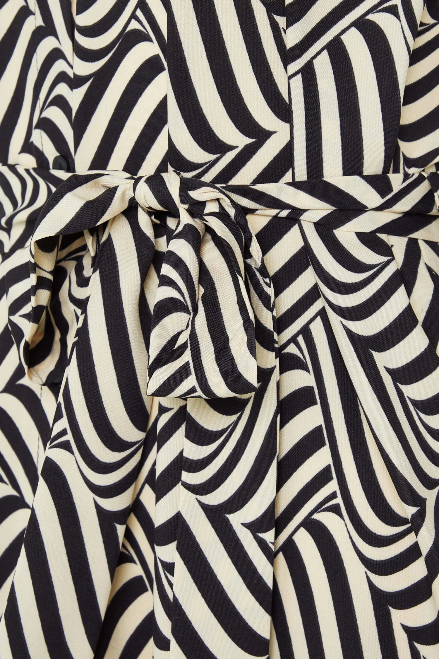 M&Co Natural Brown Geometric Print Shirt Dress 5 M&Co Natural Brown Geometric Print Shirt Dress - Image 5