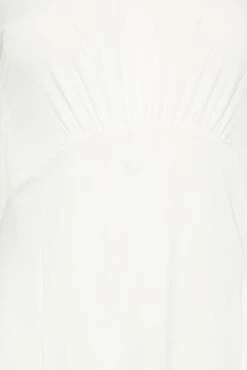 M&Co White Angel Sleeve Split Hem Midi Dress -M&Co Sales Store f27880df 7895 42 550497 Z scaled