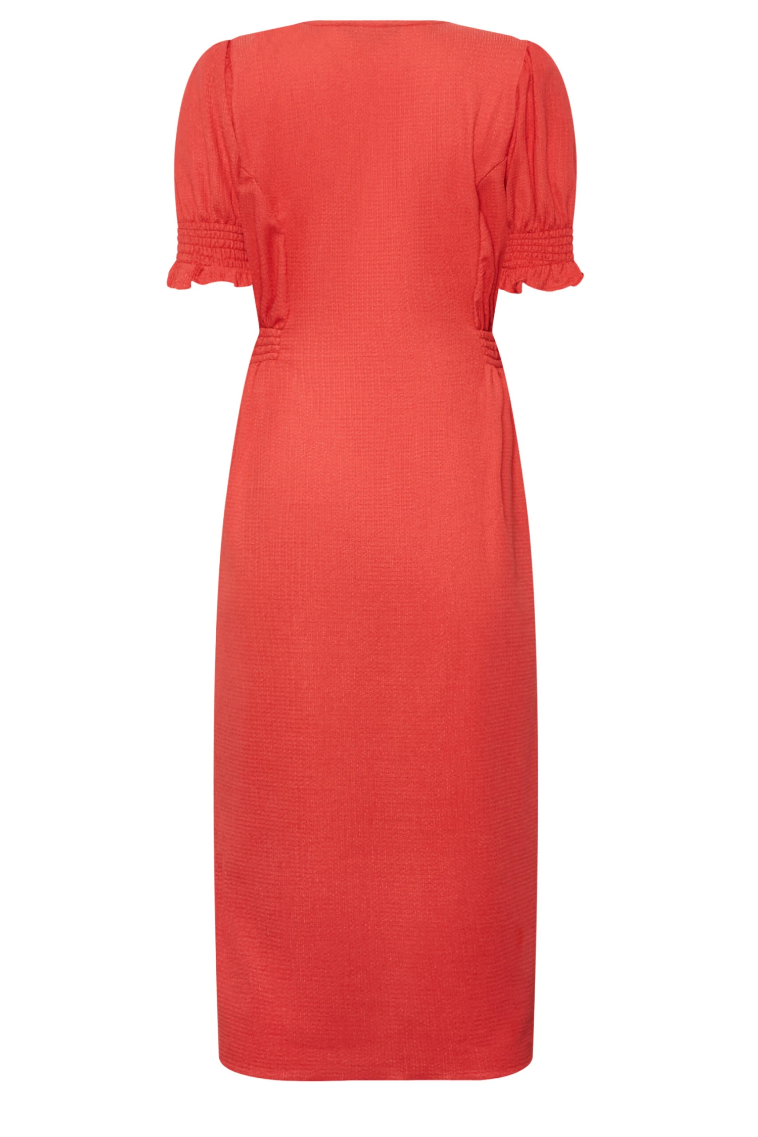 M&Co Red Button Through Midi Dress 7 M&Co Red Button Through Midi Dress - Image 7