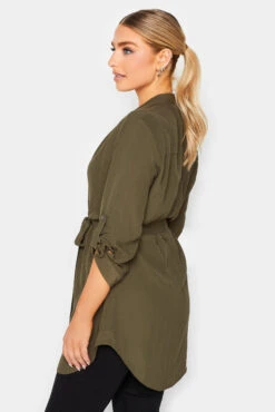M&Co Khaki Green Tie Waist Blouse 9 M&Co Khaki Green Tie Waist Blouse -M&Co Sales Store f4ad358c 2bef 49 550661 C scaled