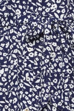 M&Co Navy Blue Ditsy Print Button Through Midi Dress -M&Co Sales Store f5440bae 5536 4d 500307 Z scaled