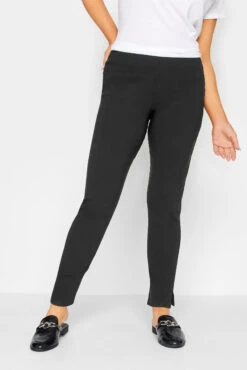 M&Co Black Stretch Bengaline Trousers