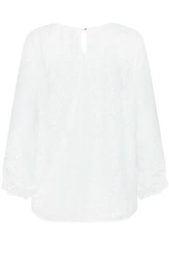 M&Co White Lace Frill Sleeve Top 13 M&Co White Lace Frill Sleeve Top -M&Co Sales Store f5f58207 ca4f 4e 550089 Y scaled