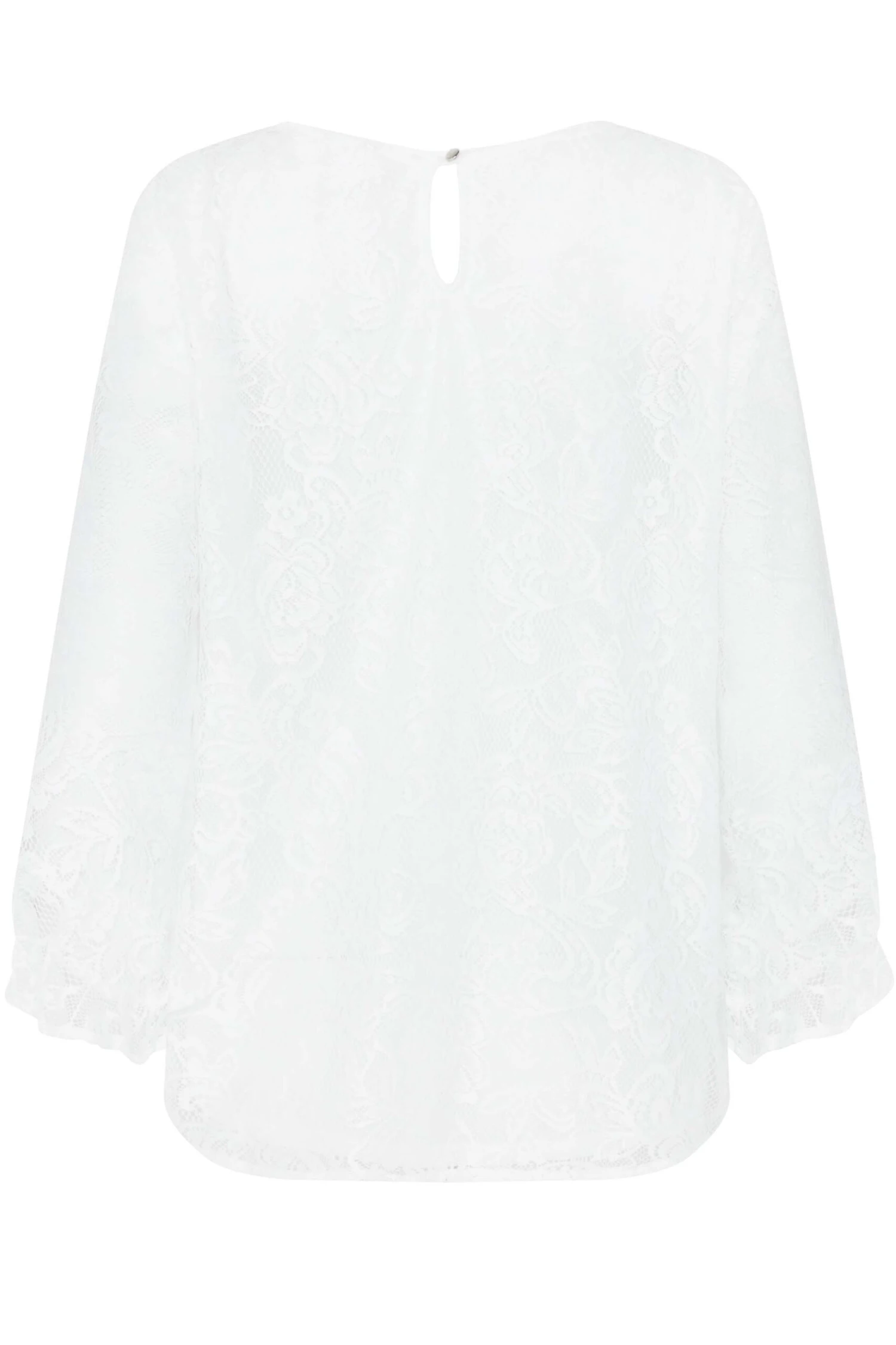M&Co White Lace Frill Sleeve Top 7 M&Co White Lace Frill Sleeve Top - Image 7