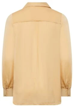 M&Co Yellow Satin V-Neck Blouse -M&Co Sales Store f7a1bc09 9ade 48 550289 Y scaled